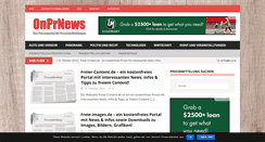 Desktop Screenshot of onprnews.com
